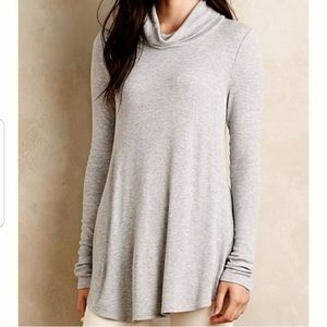 Anthropologie Deletta Carra Grey Turtleneck shirt
